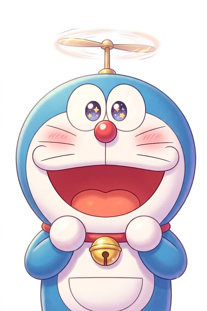Doraemon bay chong chóng tre